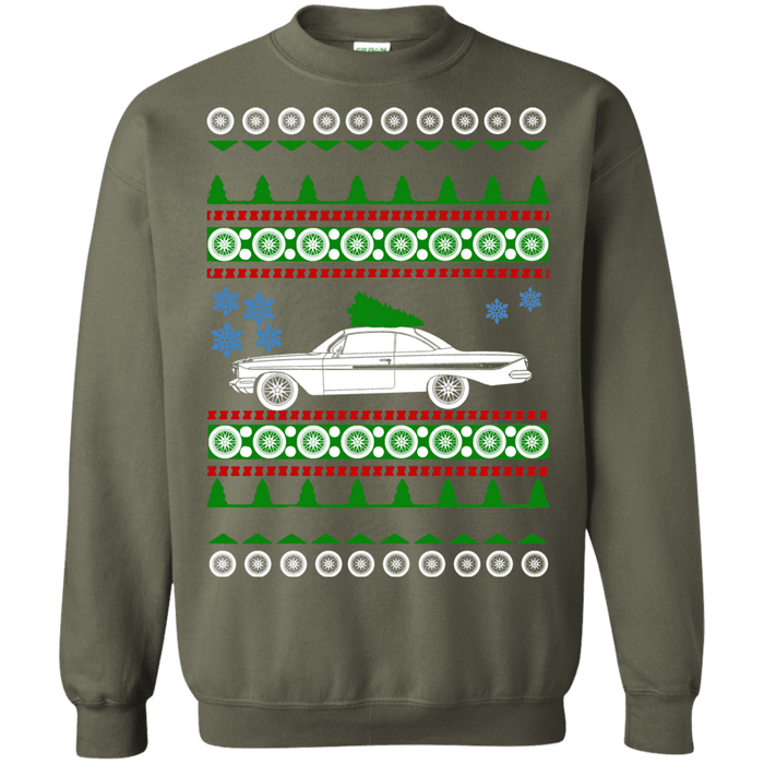 Chevy Impala 1961 Ugly Christmas Sweater sweatshirt