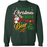 I'm full of christmas cheer I mean beer ugly holiday sweater sweatshirt