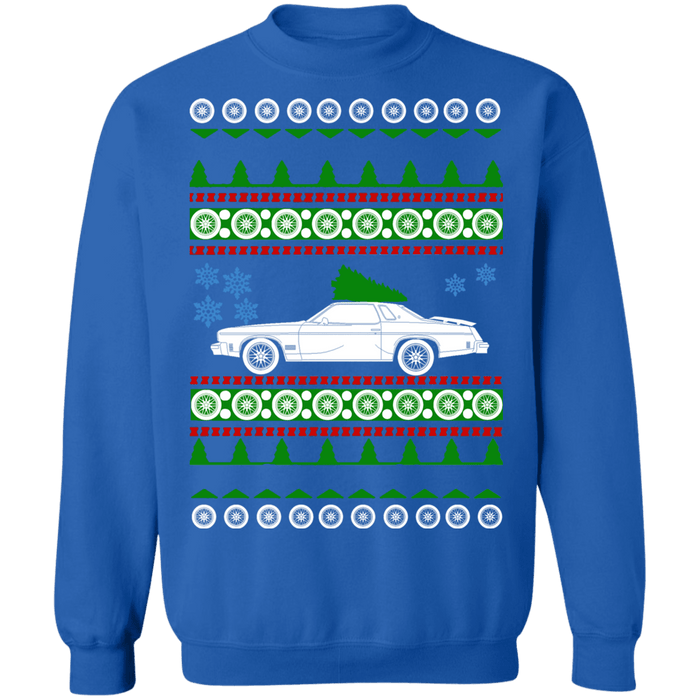 Oldsmobile 1984 Cutlass Supreme Ugly Christmas Sweater Sweatshirt sweatshirt