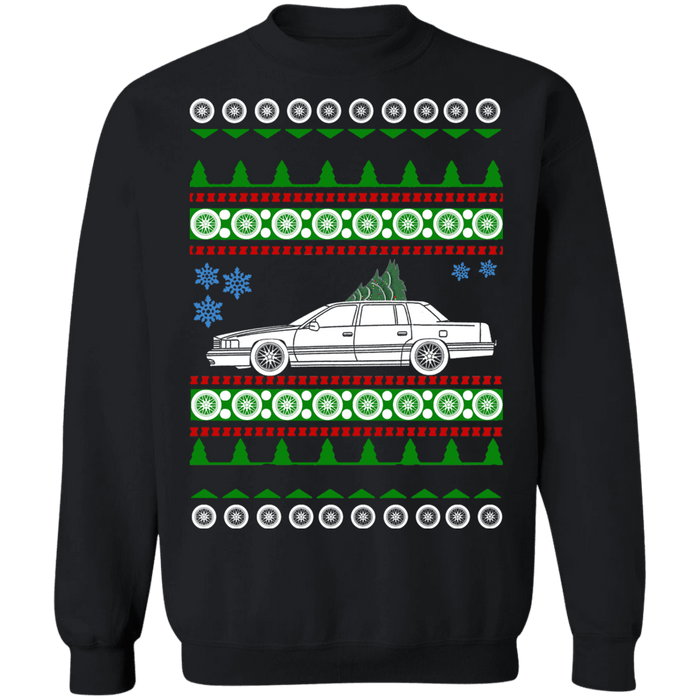 Cadillac Deville Ugly christmas sweater 1995