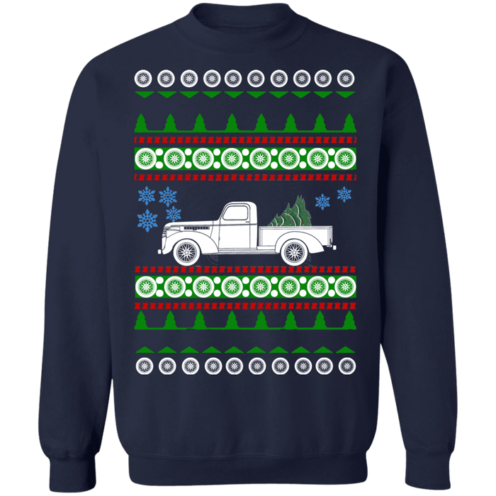 Chevy Truck 1940 Ugly Christmas Sweater