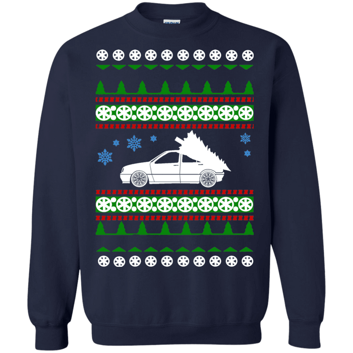 german car car like a mk3 Golf GTI Ugly Christmas Sweater sweatshirt