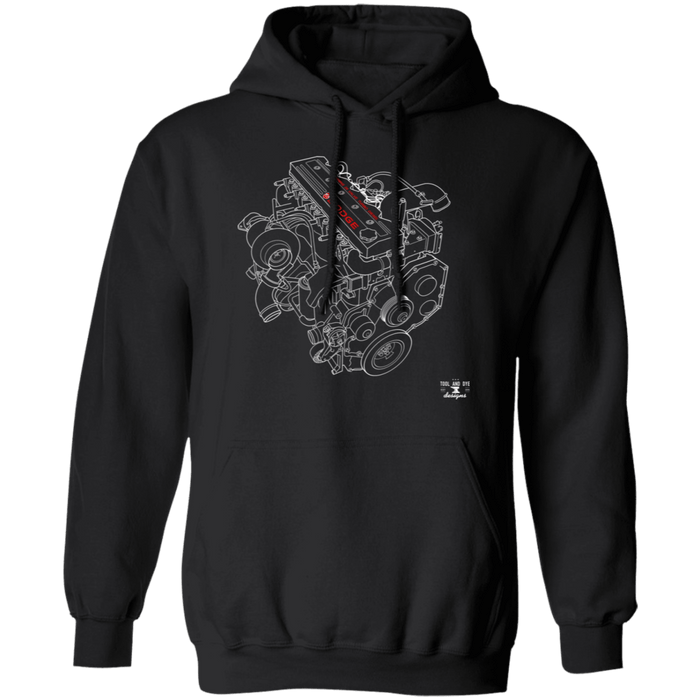 Diesel Engine Blueprint Series 5.9L 24V turbo Hoodie