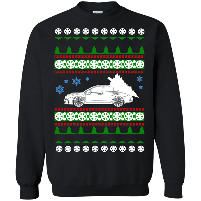 Japanese Car 2017 WRX STI sedan Ugly Christmas Sweater sweatshirt