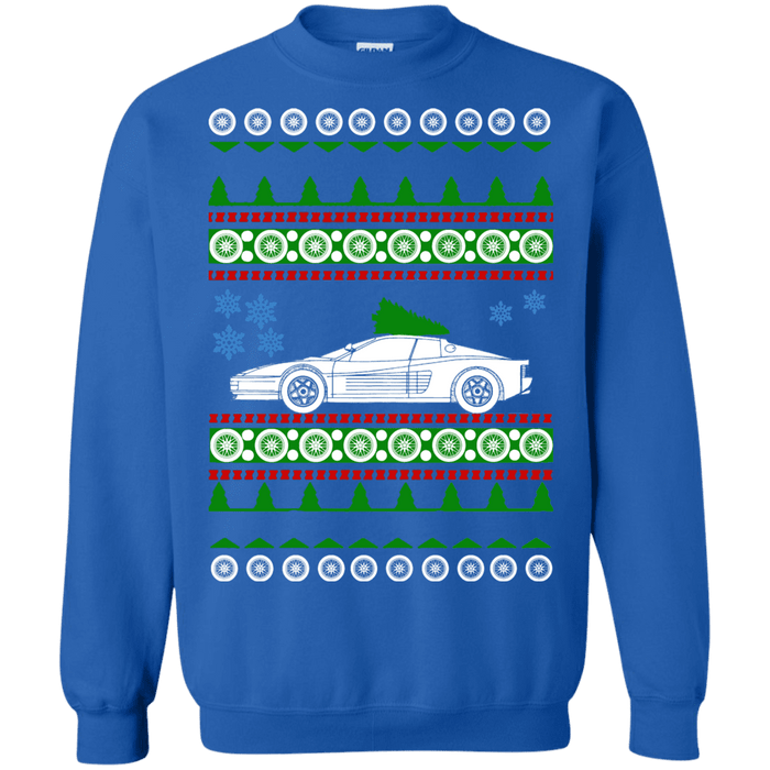 Exotic Car Ferrari Testarossa Ugly Christmas Sweater sweatshirt