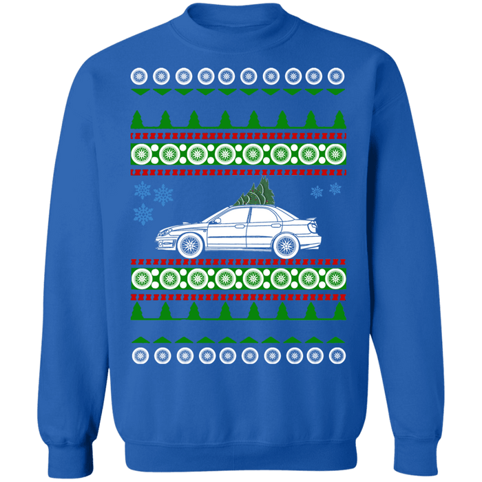 Japanese Car WRX STI  Hawkeye Ugly christmas sweater