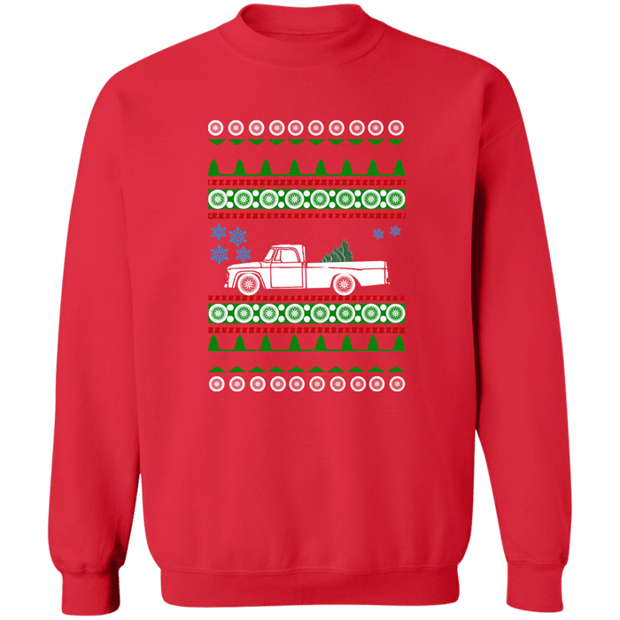 truck like a D100 1st gen 1964 Ugly Christmas Sweater Sweatshirt