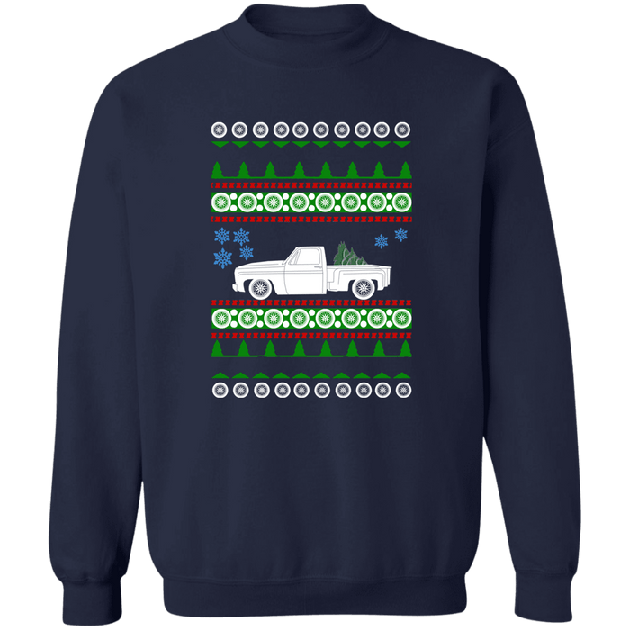 C10 Stepside 1976 Truck Ugly Christmas Sweater Sweatshirt