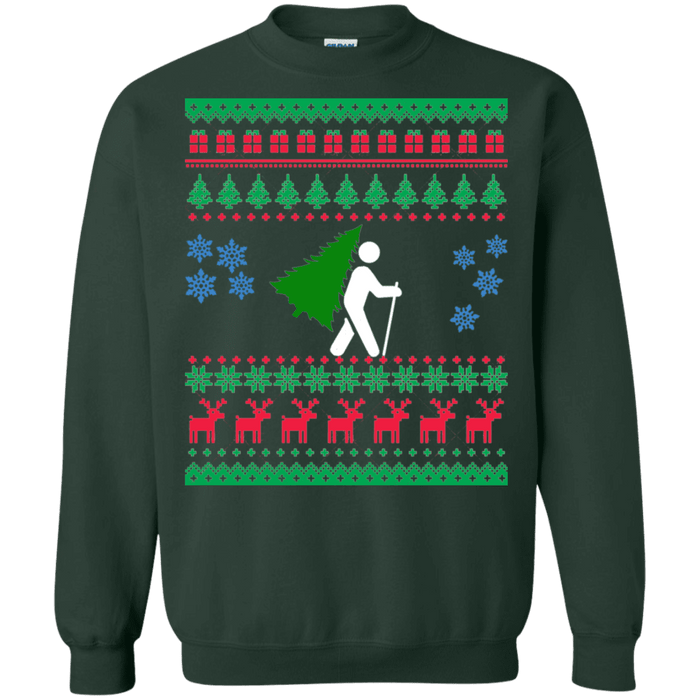 Hiking and Backpacking Ugly Christmas Sweater sweatshirt