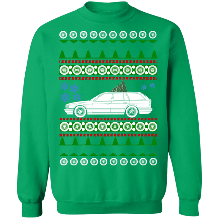 German Car like a 540 Wagon E39 Ugly Christmas Sweater Sweatshirt