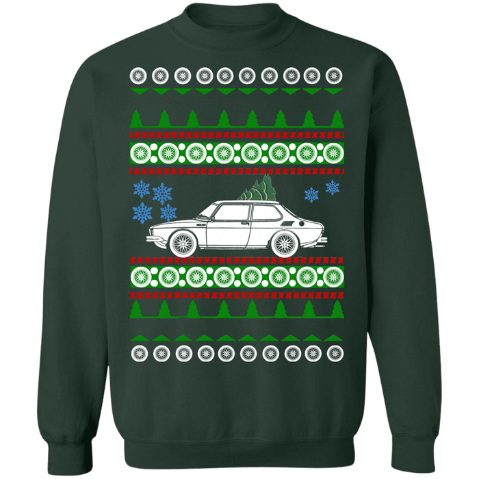 1973 Saab 99 ugly christmas sweater sweatshirt