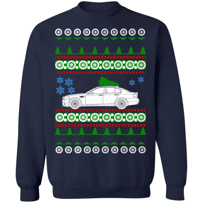 German Car BMW M5 Ugly christmas sweater 2018