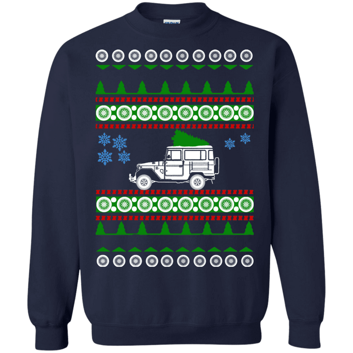 Toyota FJ40 land Cruiser 1978 Ugly Christmas Sweater sweatshirt