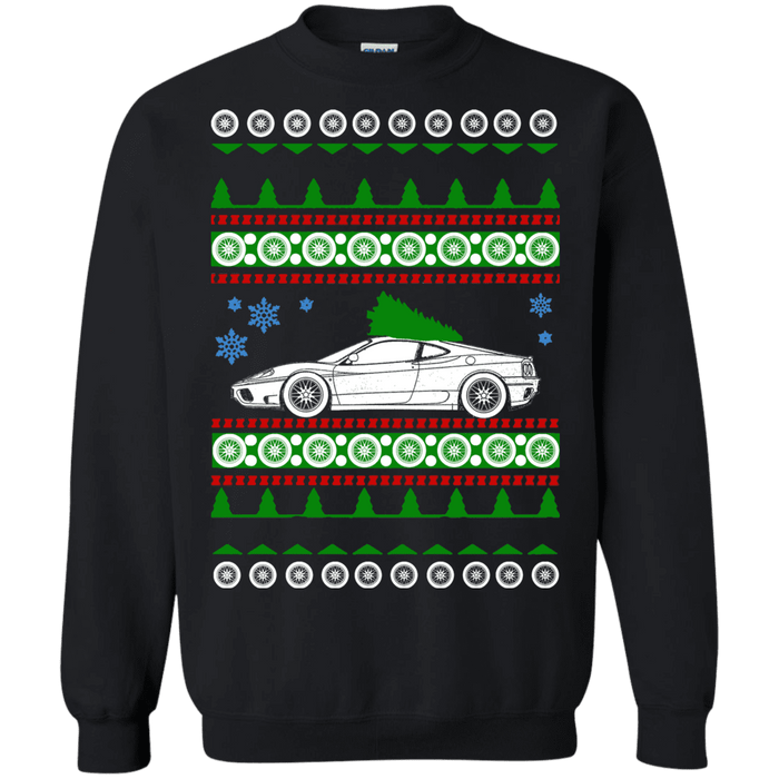 Exotic Car 360 Modena Ferrari Ugly Christmas Sweater sweatshirt