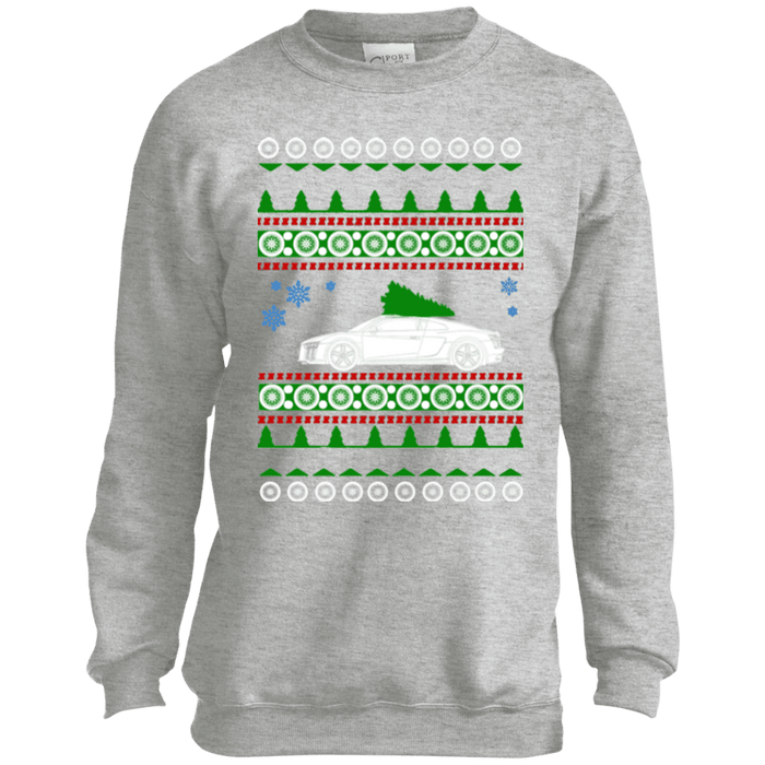 Audi R8 Kids Youth Ugly Christmas Sweater