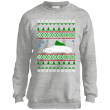 Audi R8 Kids Youth Ugly Christmas Sweater