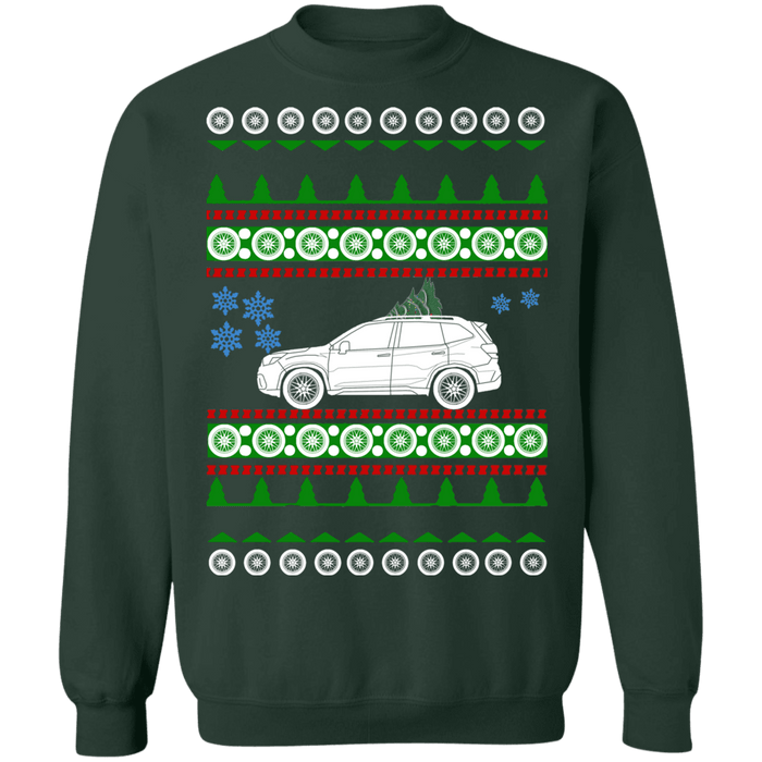 Car like 5th gen Japanese Car Forester 2019+ Ugly christmas sweater