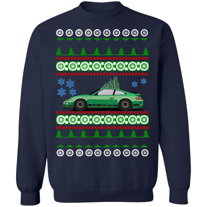 German Car Porsche 911 997 GT3 RS Ugly Christmas Sweater GT3RS