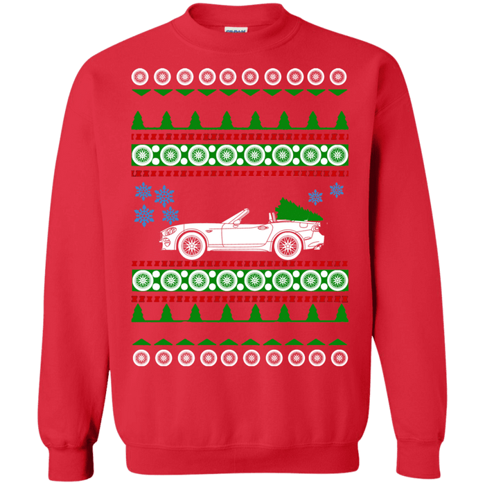 Fiat 124 Spider Ugly Christmas Sweater sweatshirt