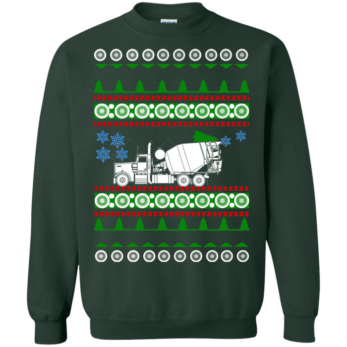 Cement Mixer Truck Driver Ugly Christmas Sweater sweatshirt