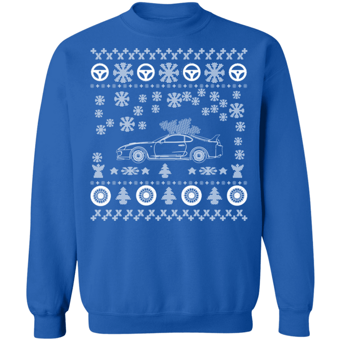 Toyota Supra Mk4 Ugly Christmas Sweater V2