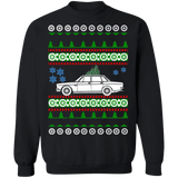 car like 1973 Swedish Car like a  164E Ugly Christmas Sweater