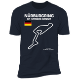 Nurburgring GP Strecke Circuit Track Outline shirt