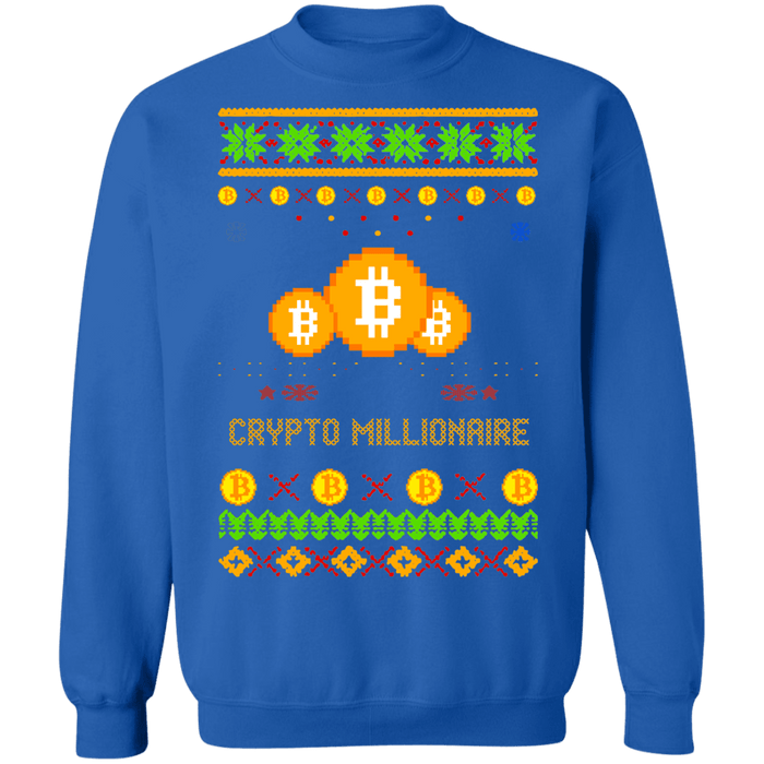 Crypto Millionaire Ugly Christmas Sweater Sweatshirt