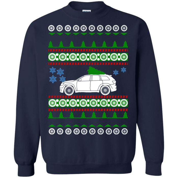 off road american vehicle Grand Cherokee Trackhawk Ugly Christmas Sweater sweatshirt