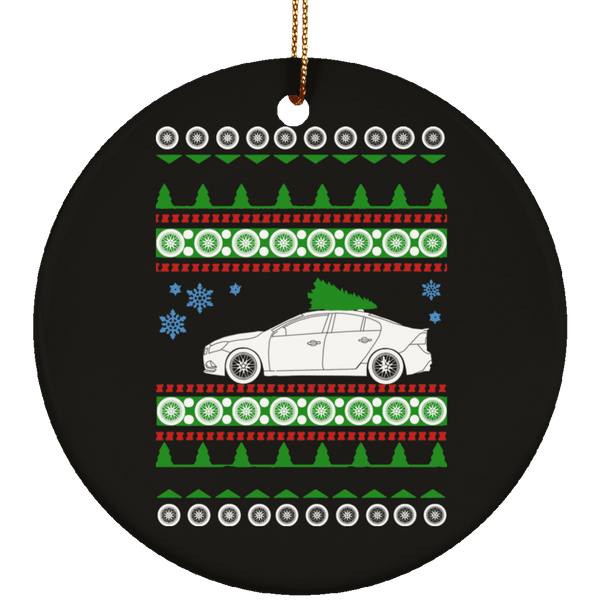 Volvo S60 Polestar Ugly Christmas Ornament