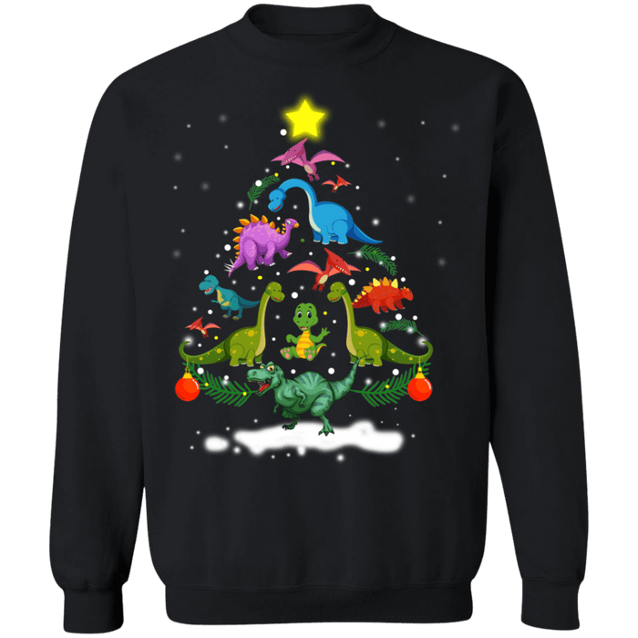 Dinosaur Tree Ugly Christmas Sweater sweatshirt