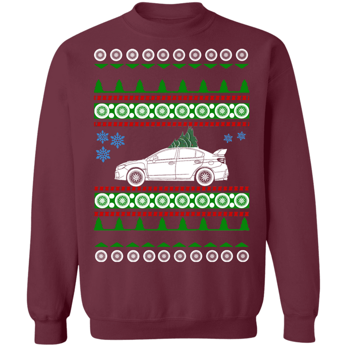 Japanese Car WRX Ugly Christmas sweater 2017