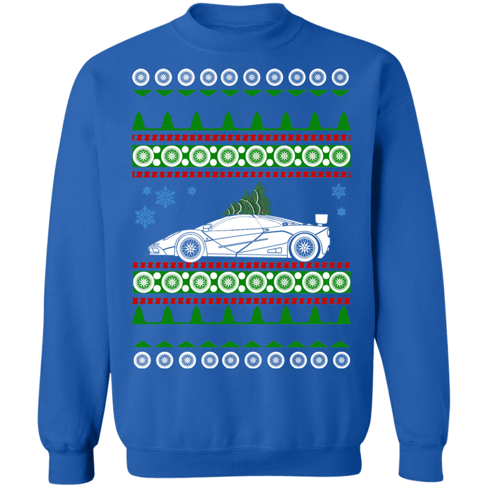 Supercar like Mclaren F1 Ugly Christmas Sweater Sweatshirt sweatshirt