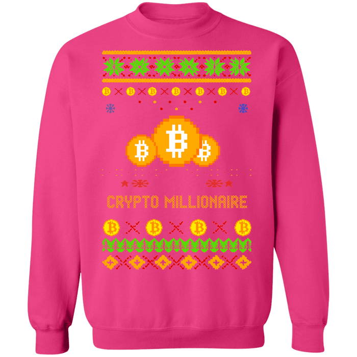 Crypto Millionaire Ugly Christmas Sweater Sweatshirt