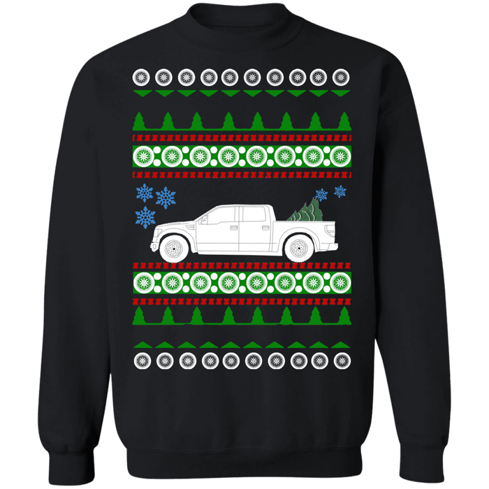 Ford Raptor 1st gen supercrew Ugly Christmas Sweater