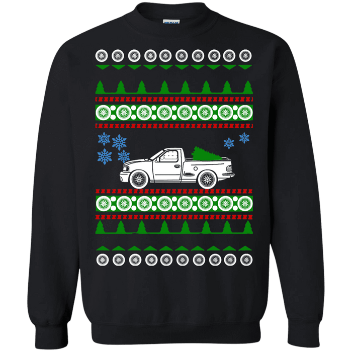 Ford Lightning 2002 F150 Ugly Christmas Sweater SVT sweatshirt