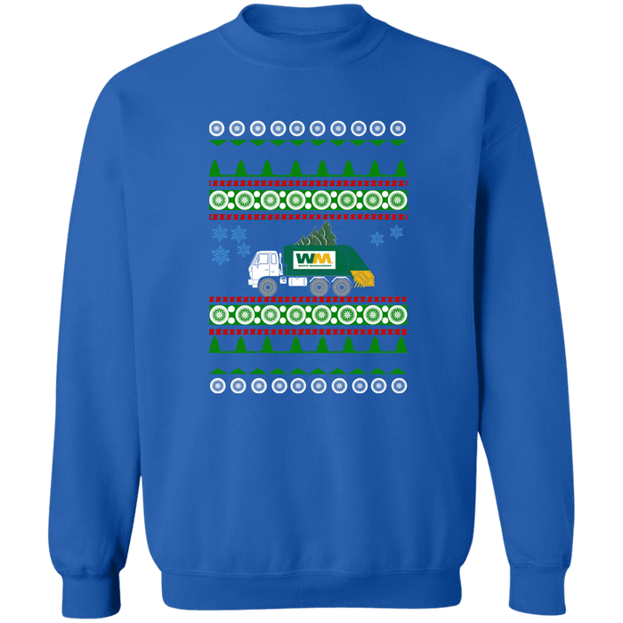 Version2 Garbage Truck Ugly Christmas Sweater Sweatshirt