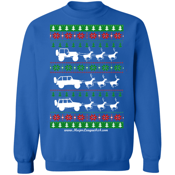 Merry off road american vehiclemas off road american vehicle Ugly Christmas Sweater v4