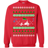Golf Cart Ugly Christmas Sweater Golfer gift sweatshirt