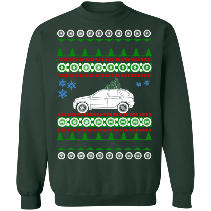 BMW X5 1st gen Ugly Christmas Sweater X53