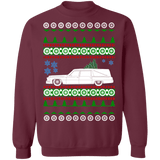 1977 Cadillac Hearse ugly christmas sweater