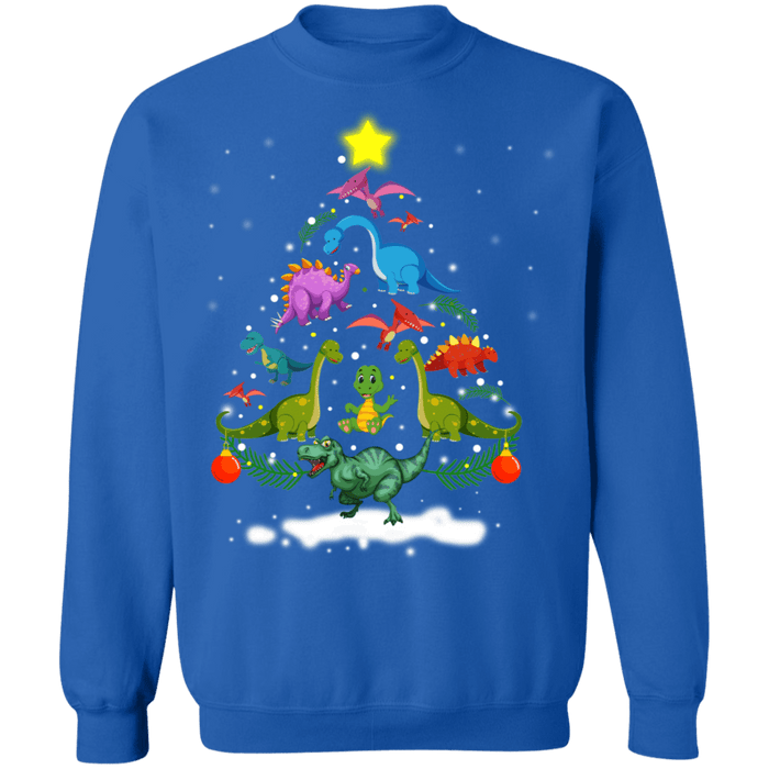 Dinosaur Tree Ugly Christmas Sweater sweatshirt