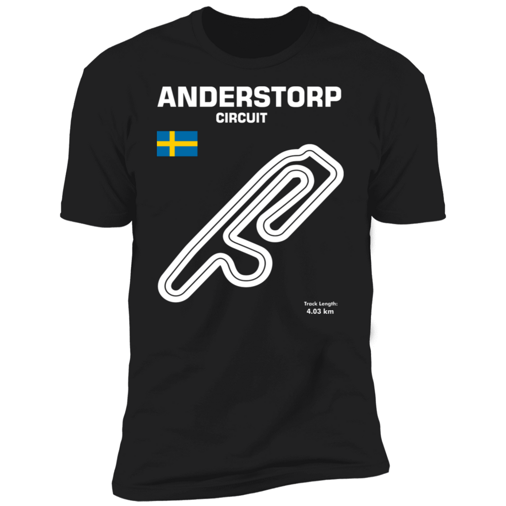 Track Outline Series Anderstorp Circuit track shirt