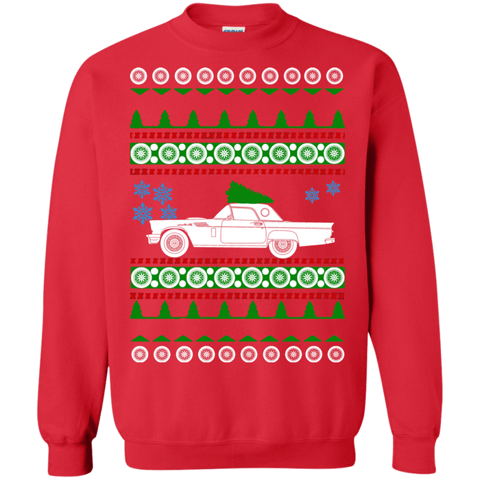 Ford Thunderbird 1956 Ugly Christmas Sweater sweatshirt