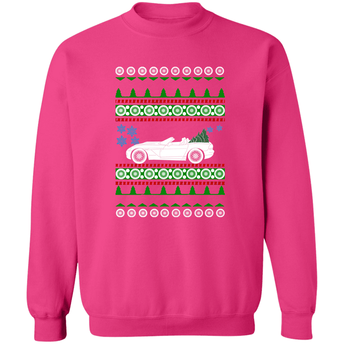 Car like a Viper 3rd gen convertible  Ugly Christmas Sweater Sweatshirt