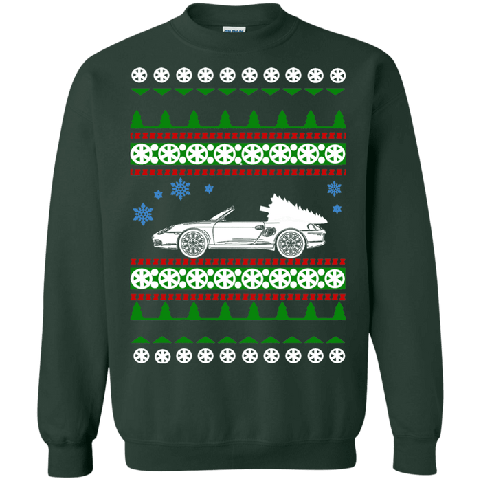 German Sports Car Porsche Boxster style Ugly Christmas Sweater sweatshirt