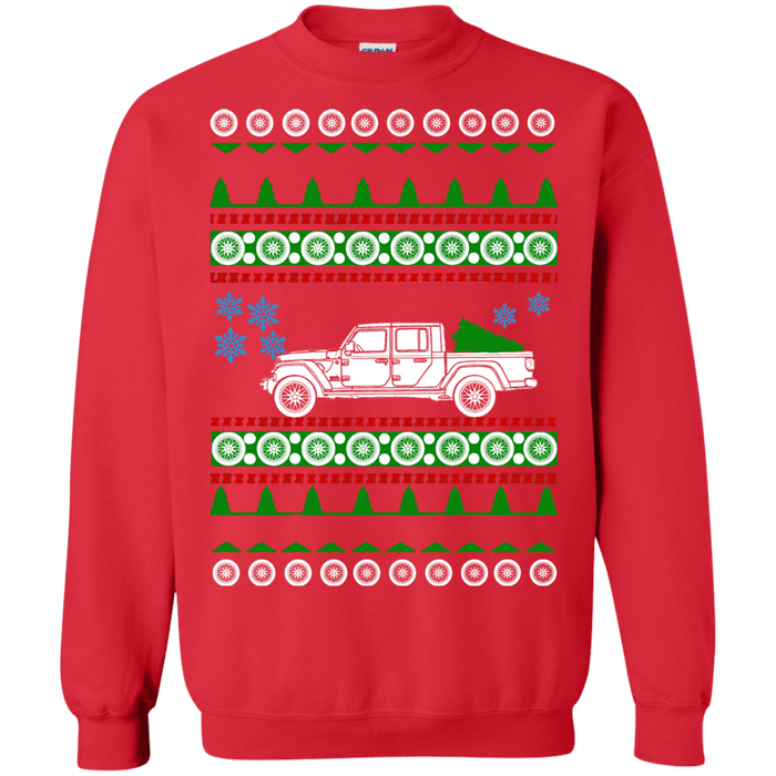 Pick Up off road american vehicle Gladiator Ugly Christmas Sweater sweatshirt