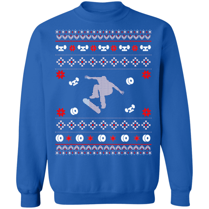 Skateboarding Ugly Christmas Sweater V2 sweatshirt