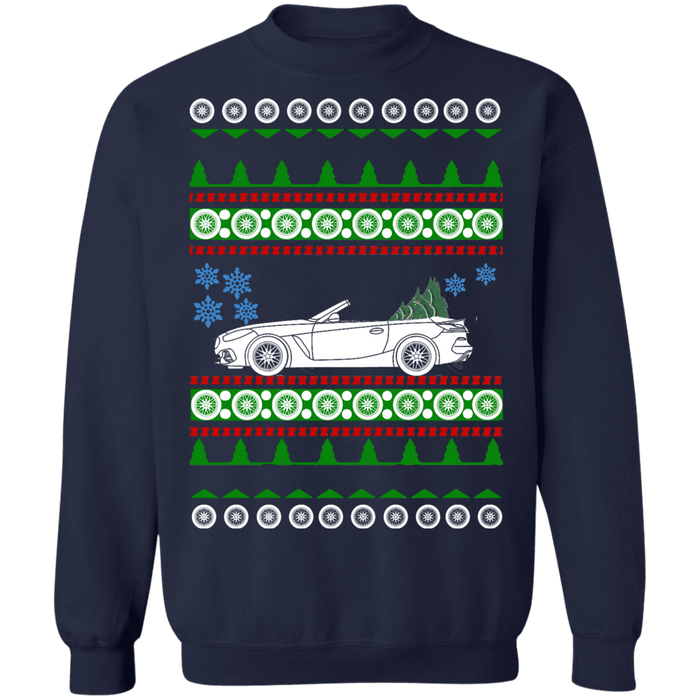 German Car BMW Z4 2019 Ugly Christmas Sweater Sweatshirt