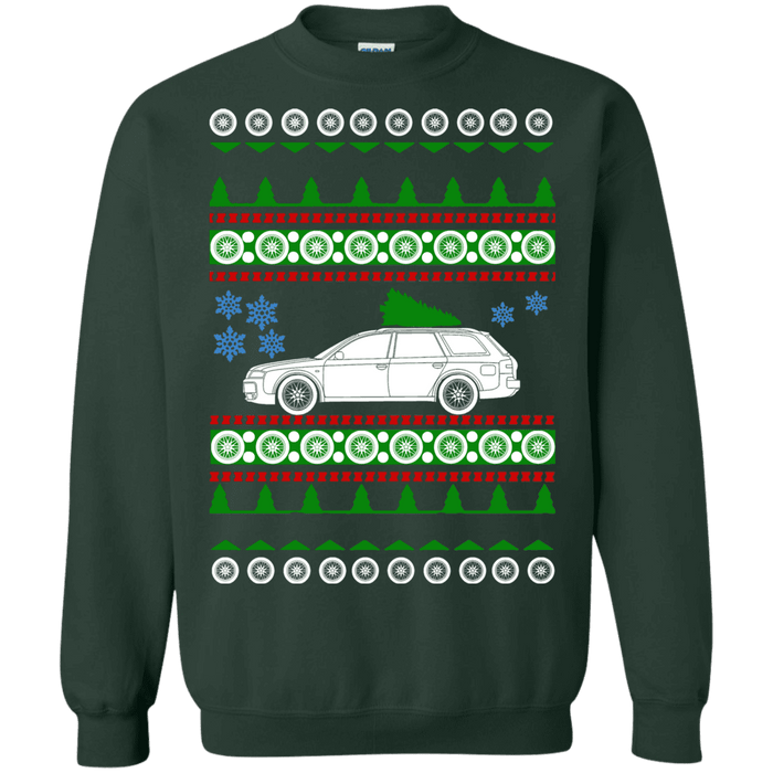 German Car Wagon Allroad Audi Ugly Christmas Sweater sweatshirt